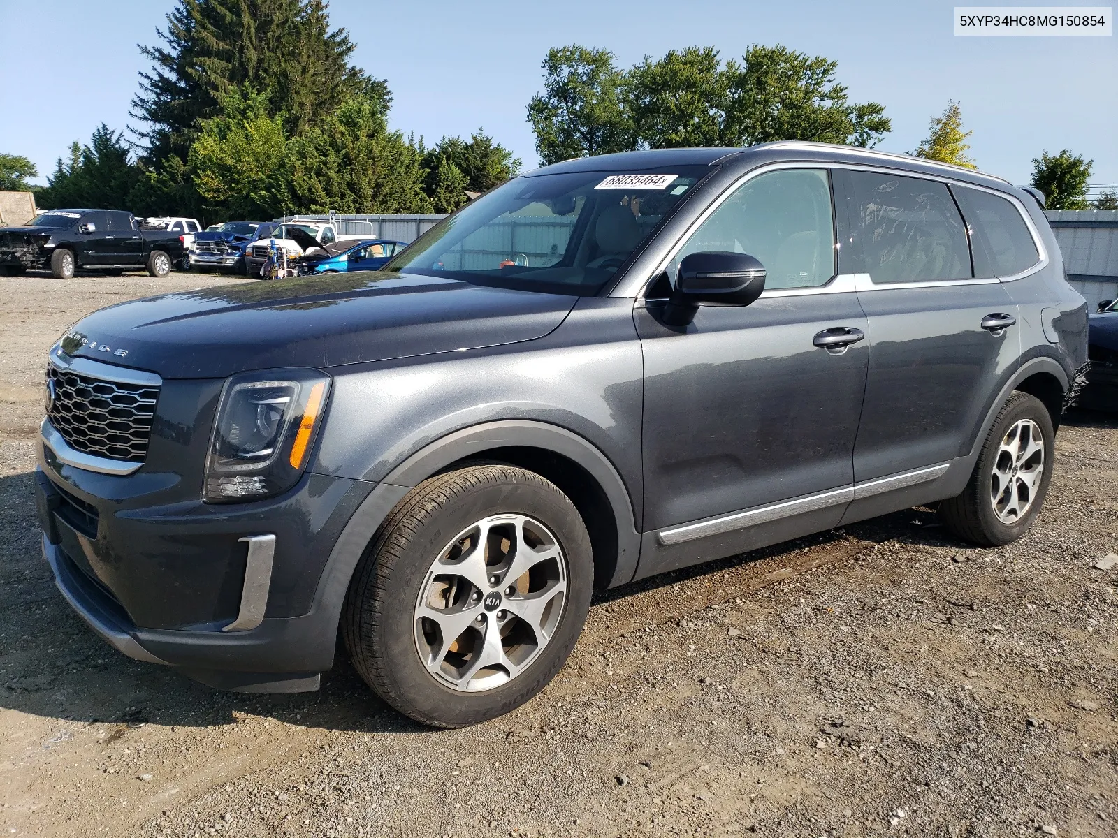 2021 Kia Telluride Ex VIN: 5XYP34HC8MG150854 Lot: 68035464