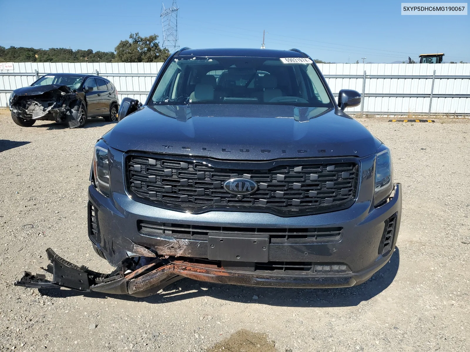 2021 Kia Telluride Sx VIN: 5XYP5DHC6MG190067 Lot: 69031974