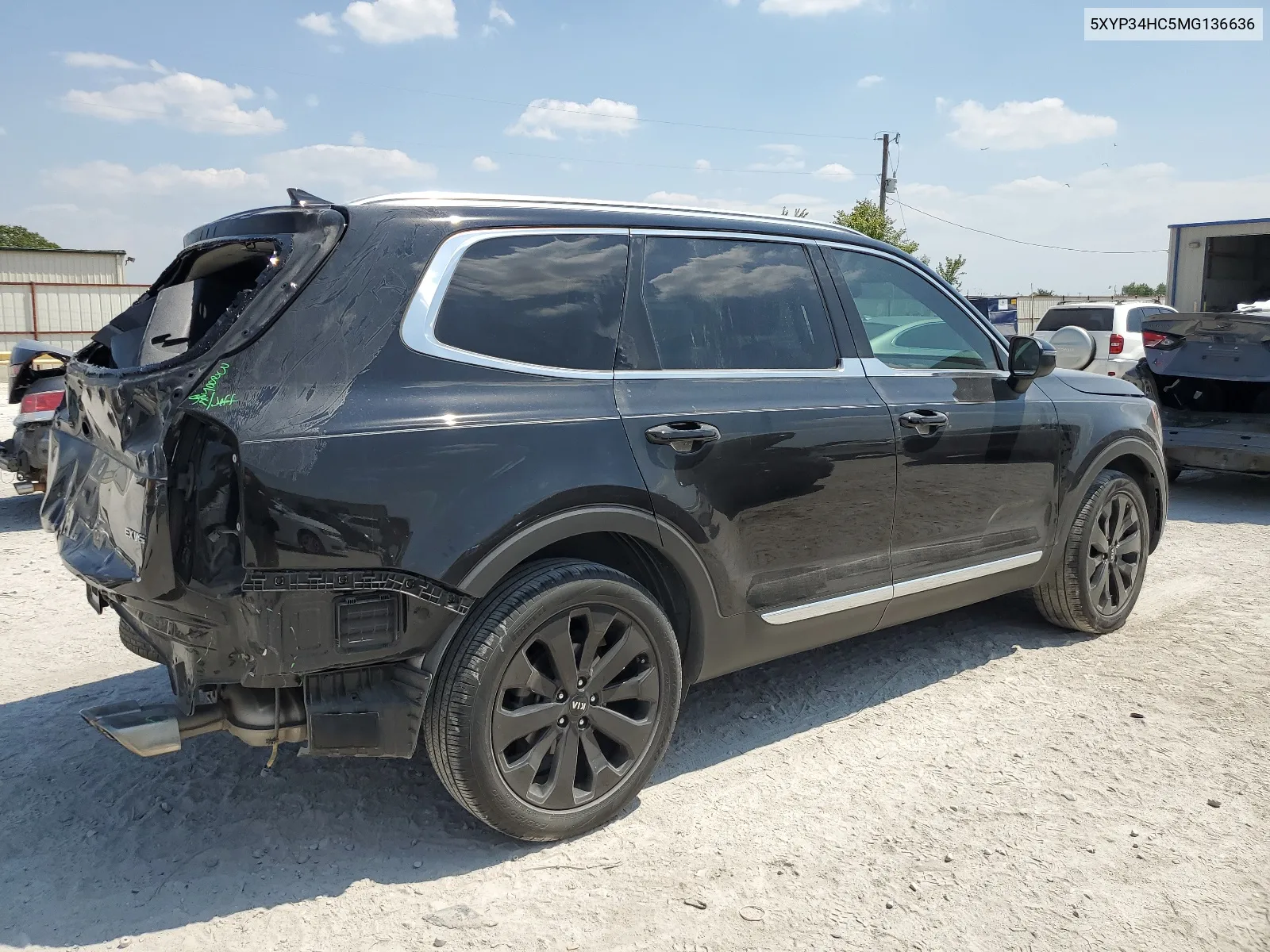 2021 Kia Telluride Ex VIN: 5XYP34HC5MG136636 Lot: 69059844