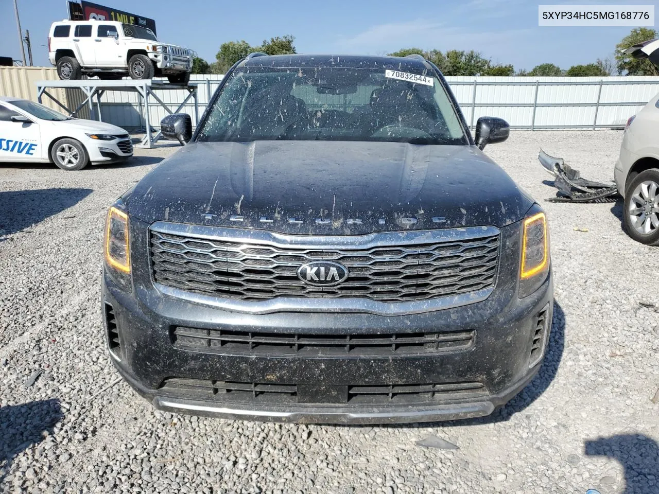 2021 Kia Telluride Ex VIN: 5XYP34HC5MG168776 Lot: 70832544