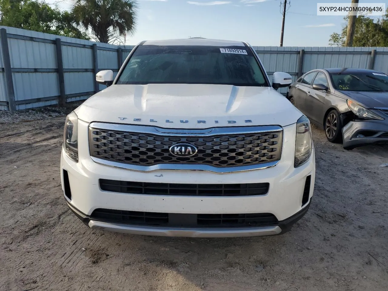 2021 Kia Telluride Lx VIN: 5XYP24HC0MG096436 Lot: 71892914