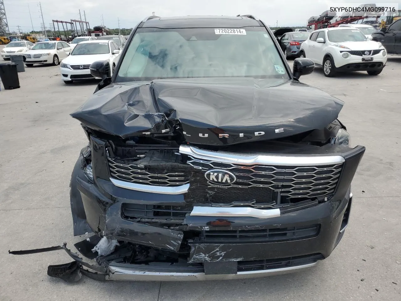 2021 Kia Telluride S VIN: 5XYP6DHC4MG099716 Lot: 72022814