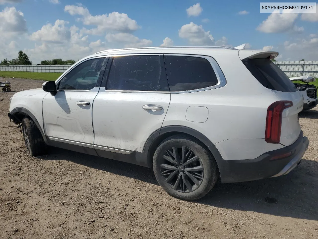 2021 Kia Telluride Sx VIN: 5XYP54HC3MG109171 Lot: 72186054