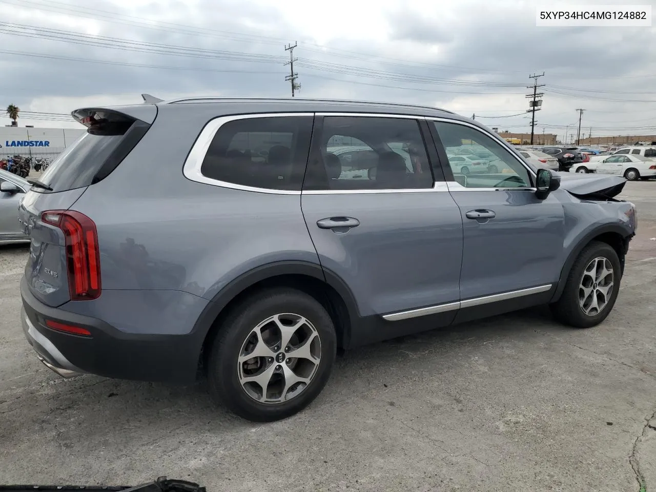 2021 Kia Telluride Ex VIN: 5XYP34HC4MG124882 Lot: 72289374