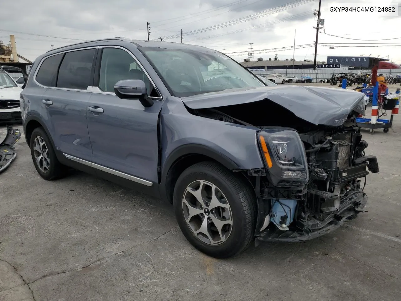 2021 Kia Telluride Ex VIN: 5XYP34HC4MG124882 Lot: 72289374