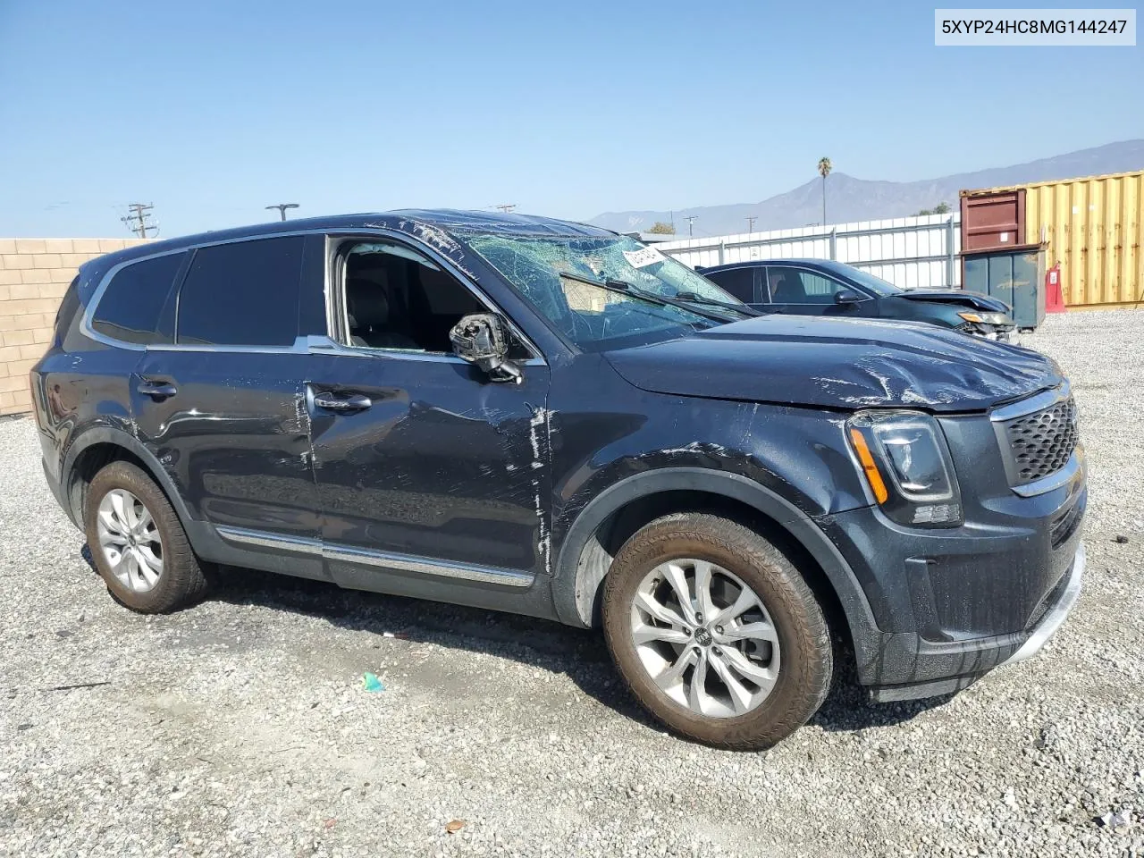 2021 Kia Telluride Lx VIN: 5XYP24HC8MG144247 Lot: 72841424