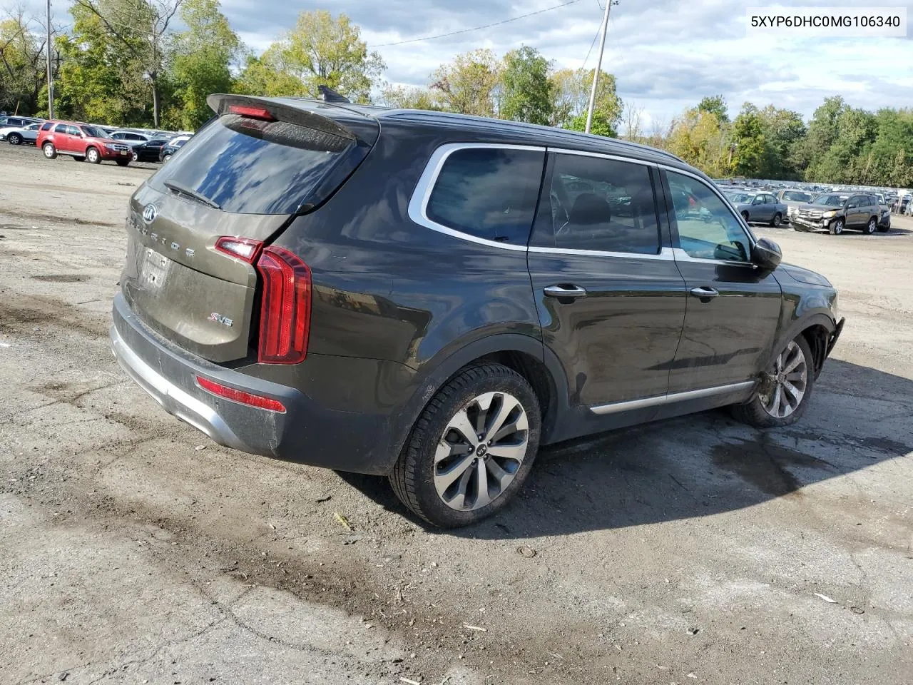 2021 Kia Telluride S VIN: 5XYP6DHC0MG106340 Lot: 73581464