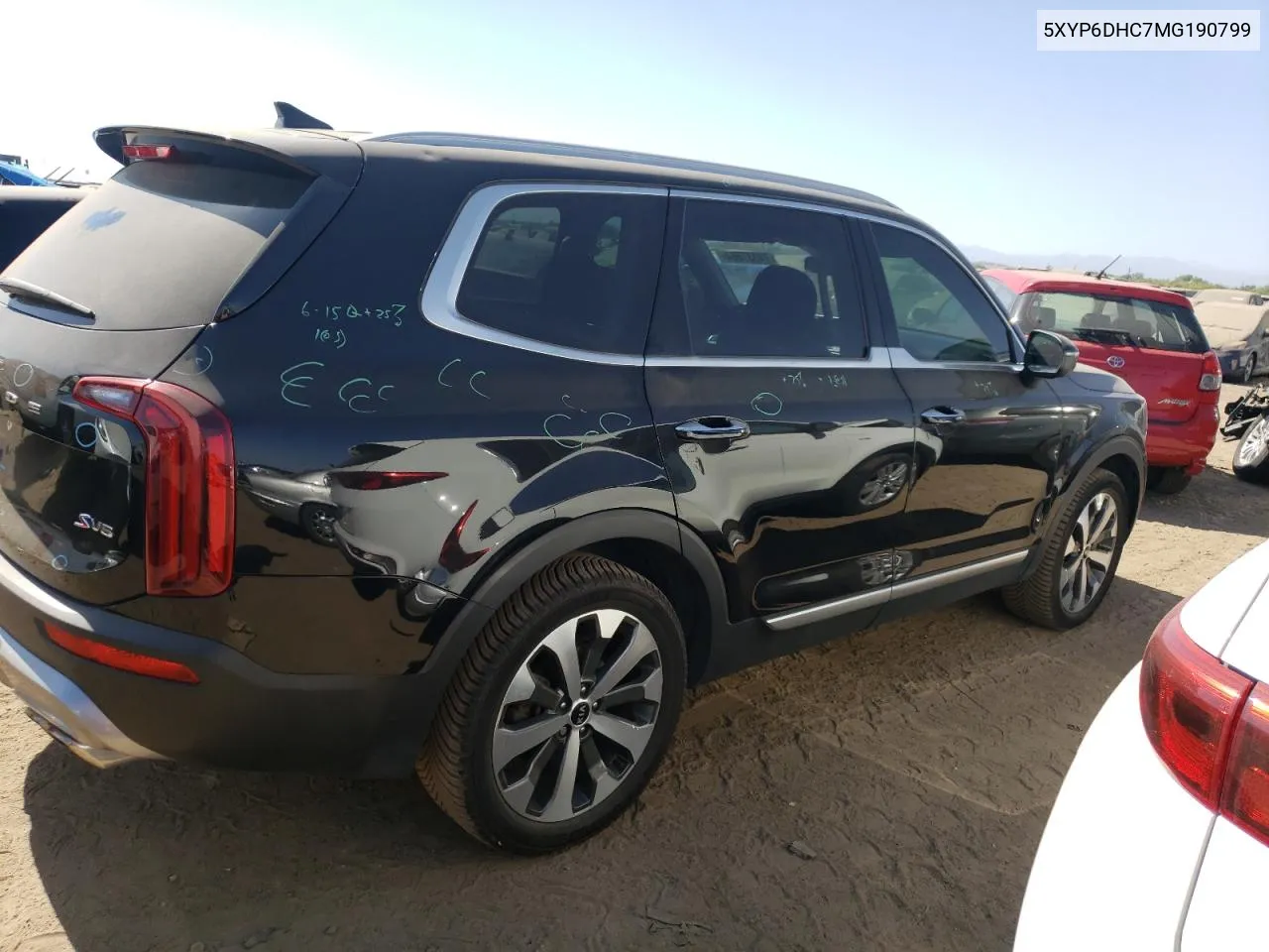 2021 Kia Telluride S VIN: 5XYP6DHC7MG190799 Lot: 74037664