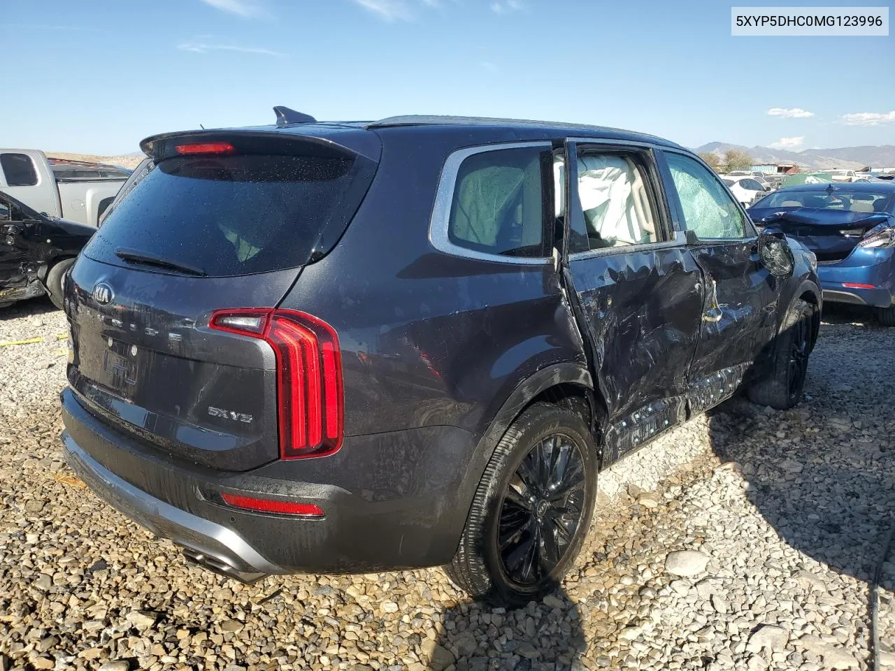 2021 Kia Telluride Sx VIN: 5XYP5DHC0MG123996 Lot: 74525804