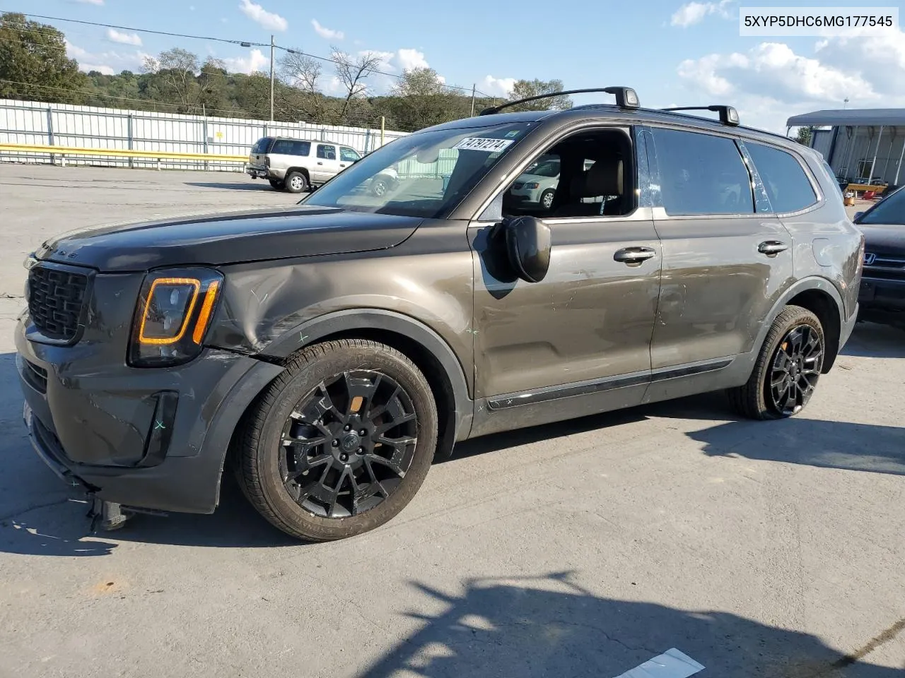 2021 Kia Telluride Sx VIN: 5XYP5DHC6MG177545 Lot: 74797274