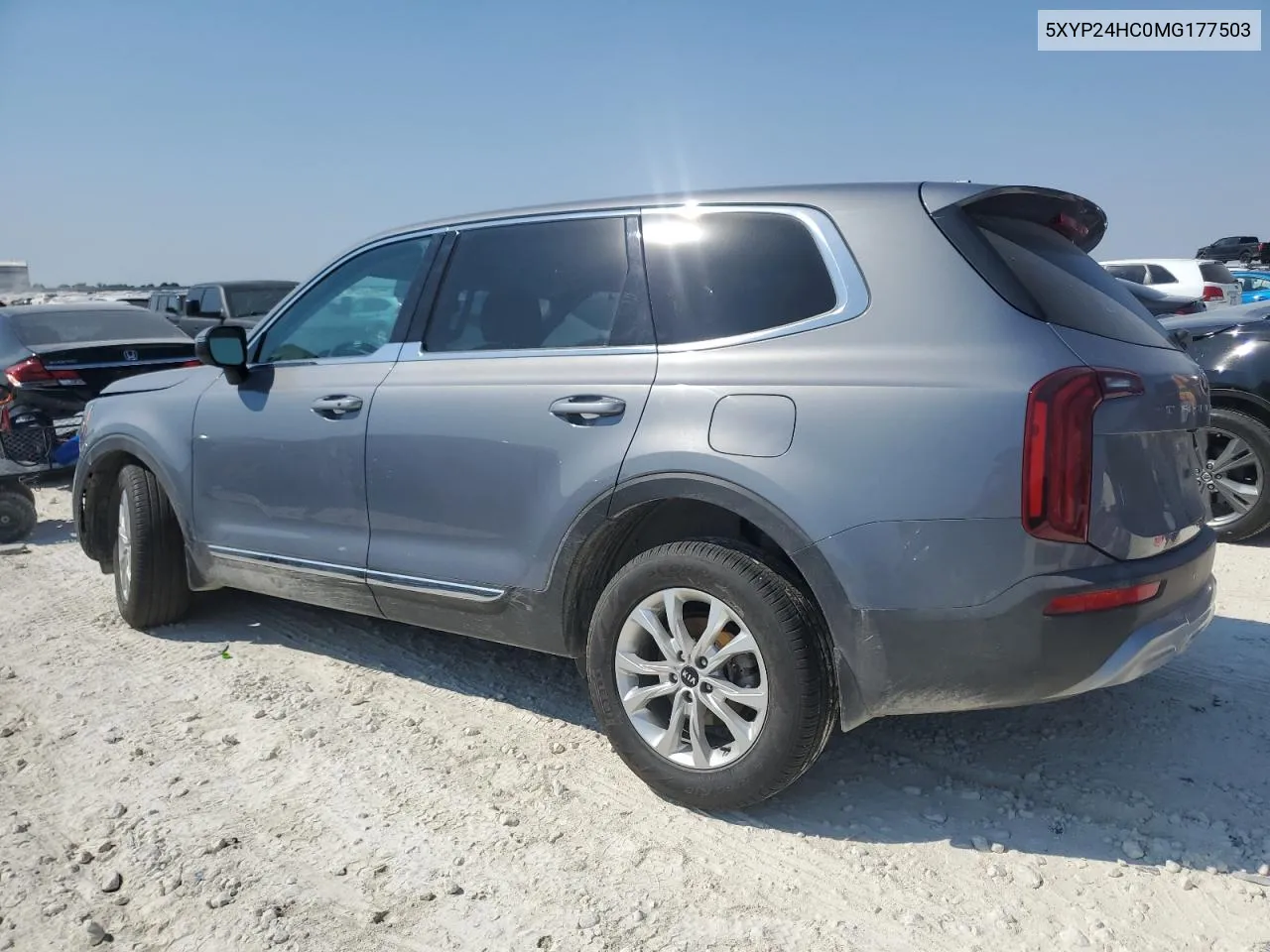 2021 Kia Telluride Lx VIN: 5XYP24HC0MG177503 Lot: 74985314