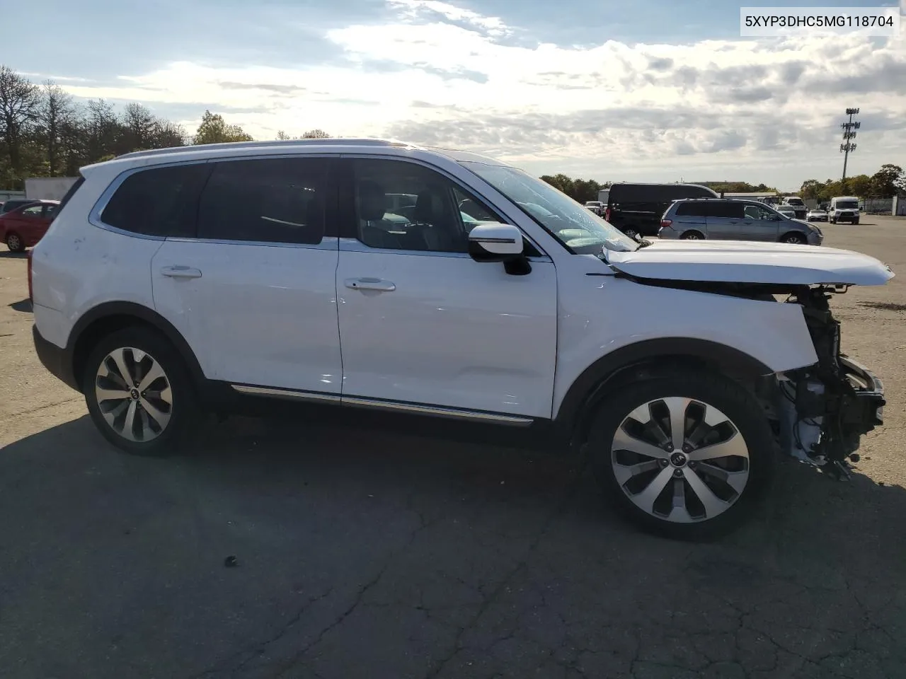 2021 Kia Telluride Ex VIN: 5XYP3DHC5MG118704 Lot: 75225374