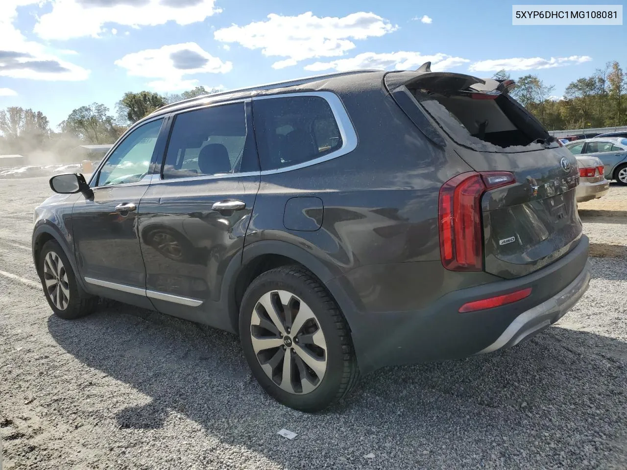 2021 Kia Telluride S VIN: 5XYP6DHC1MG108081 Lot: 75686454