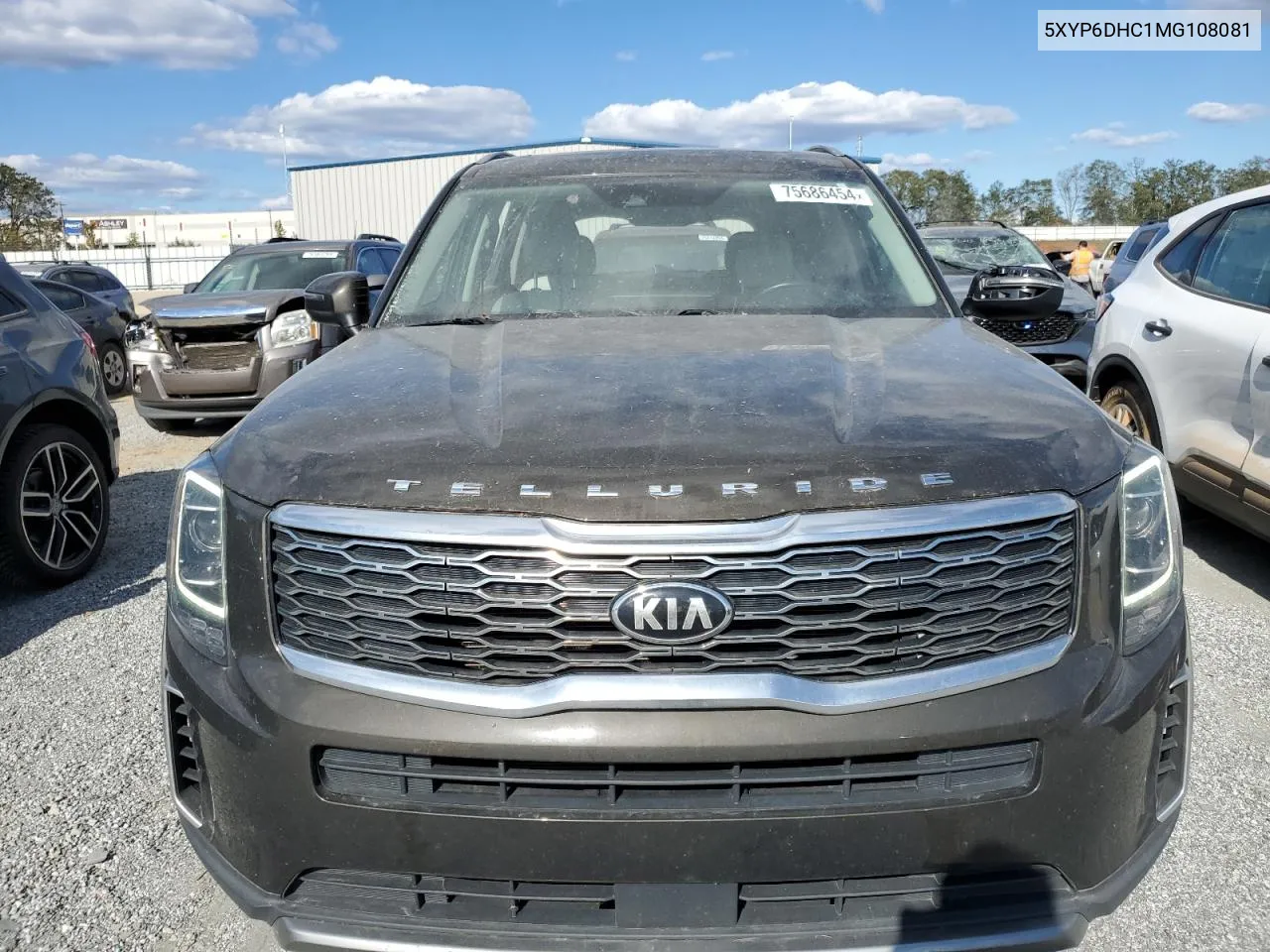 2021 Kia Telluride S VIN: 5XYP6DHC1MG108081 Lot: 75686454