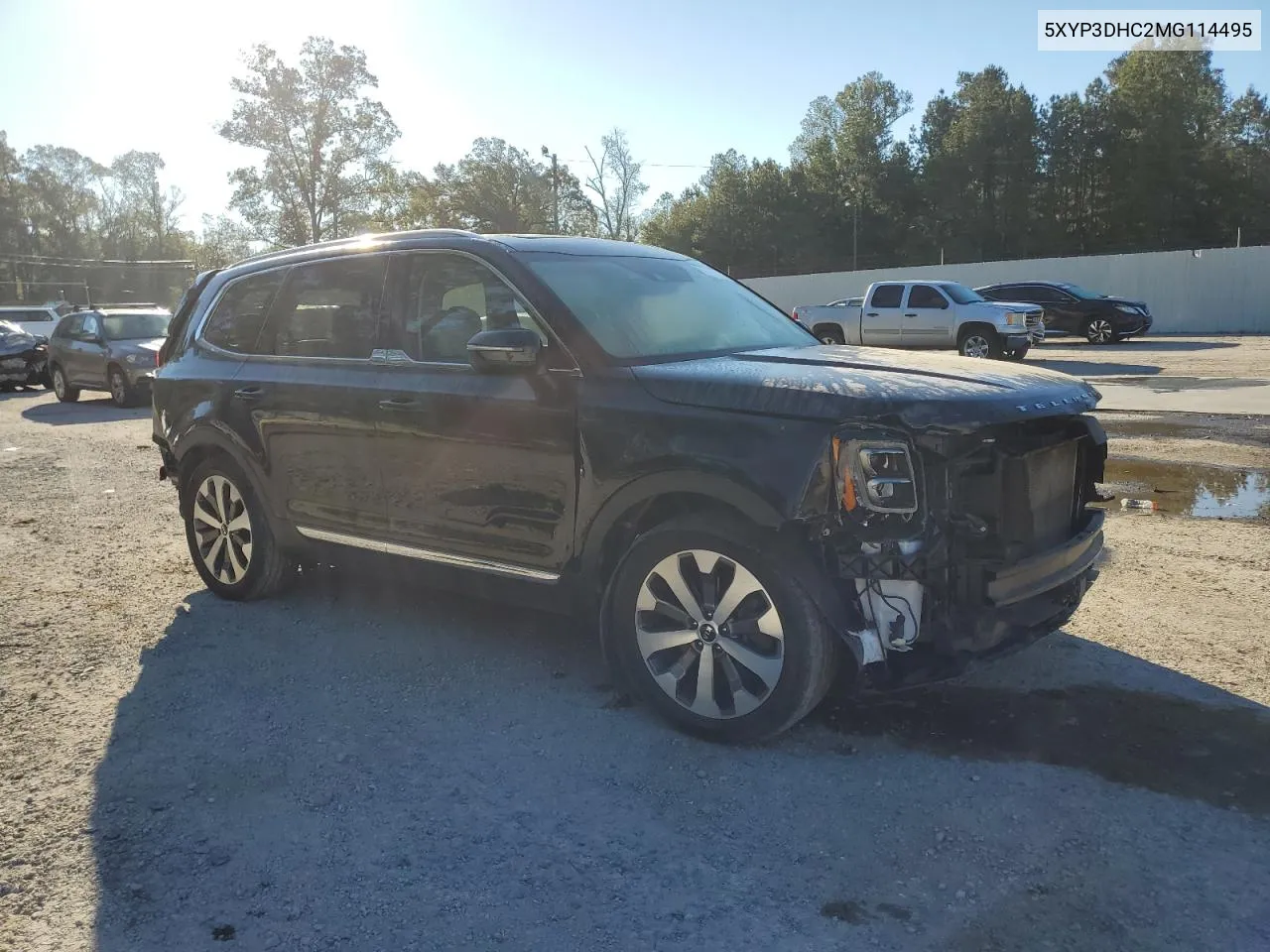 2021 Kia Telluride Ex VIN: 5XYP3DHC2MG114495 Lot: 76041614