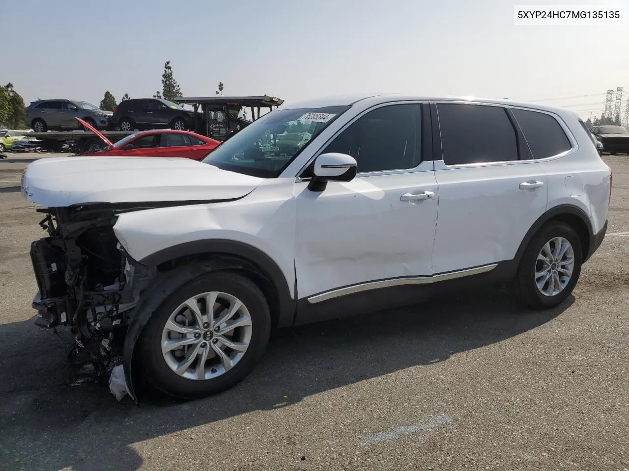 5XYP24HC7MG135135 2021 Kia Telluride Lx