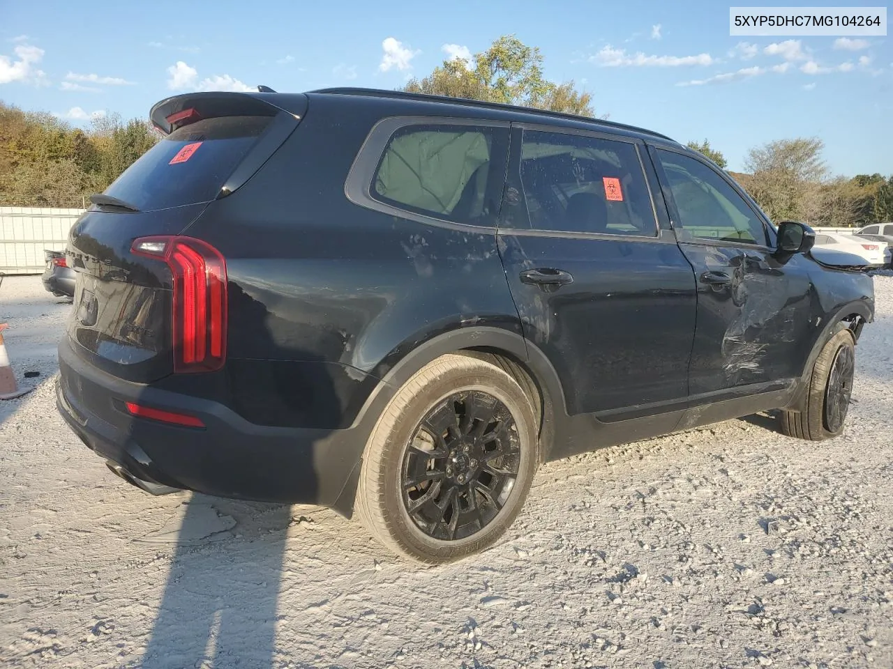 2021 Kia Telluride Sx VIN: 5XYP5DHC7MG104264 Lot: 76877114