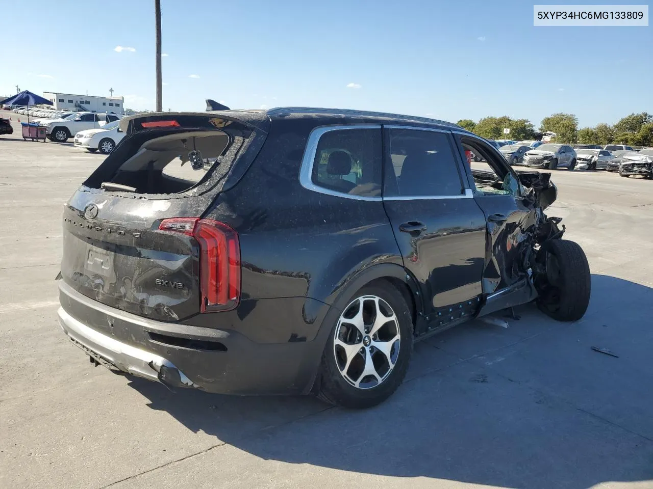 2021 Kia Telluride Ex VIN: 5XYP34HC6MG133809 Lot: 77900084