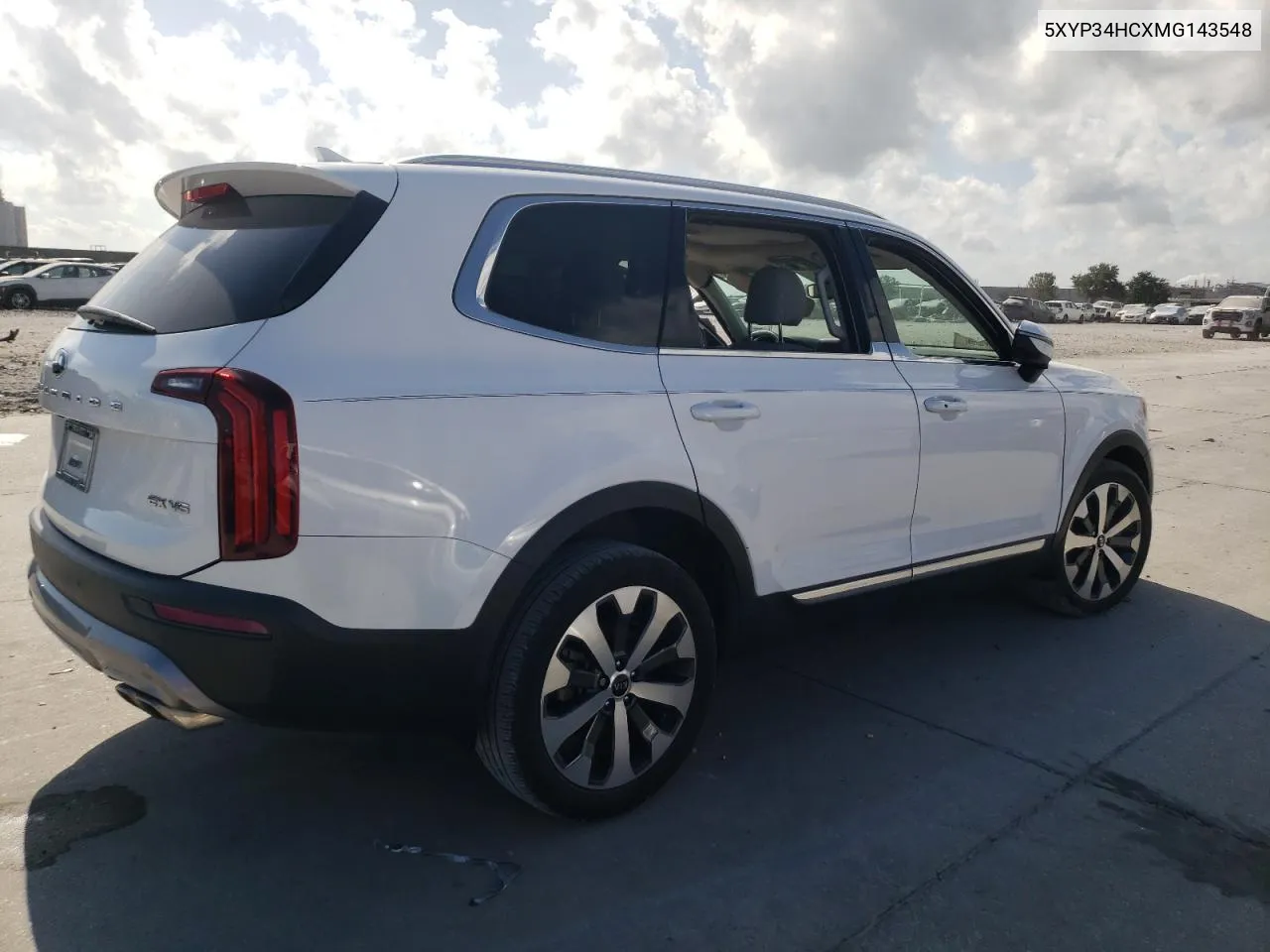 2021 Kia Telluride Ex VIN: 5XYP34HCXMG143548 Lot: 77957294