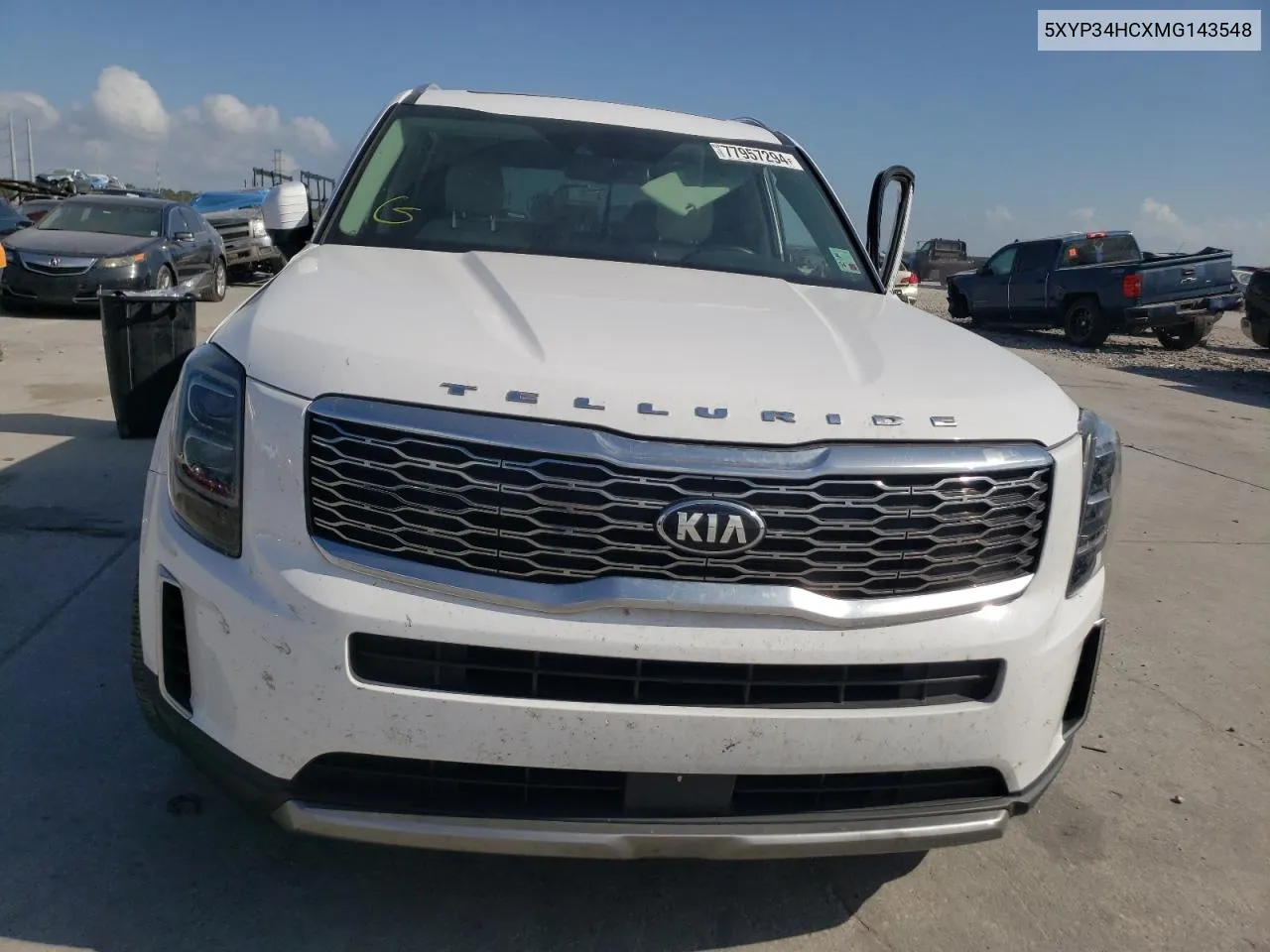 2021 Kia Telluride Ex VIN: 5XYP34HCXMG143548 Lot: 77957294