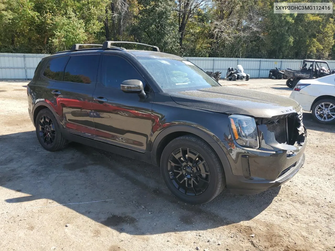 2021 Kia Telluride Ex VIN: 5XYP3DHC3MG112416 Lot: 77962934