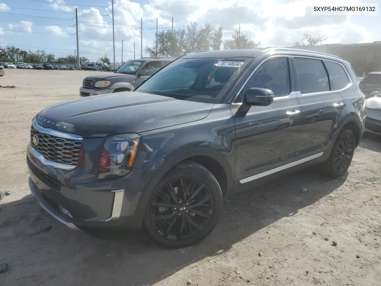 2021 Kia Telluride Sx VIN: 5XYP54HC7MG169132 Lot: 78710634