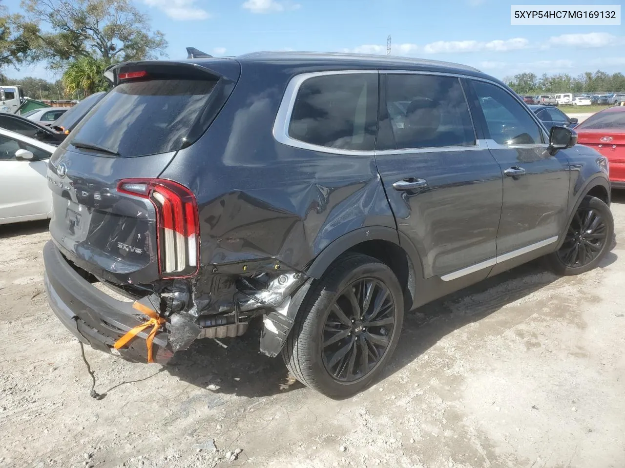 2021 Kia Telluride Sx VIN: 5XYP54HC7MG169132 Lot: 78710634