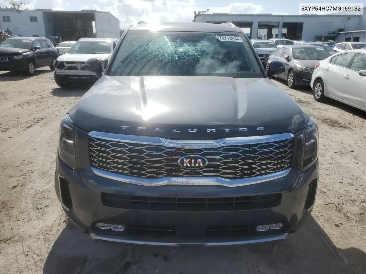 2021 Kia Telluride Sx VIN: 5XYP54HC7MG169132 Lot: 78710634