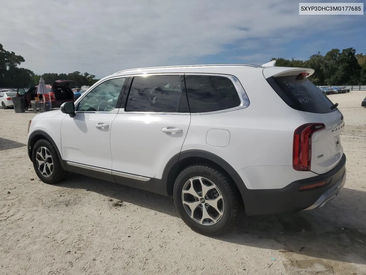 2021 Kia Telluride Ex VIN: 5XYP3DHC3MG177685 Lot: 78864834