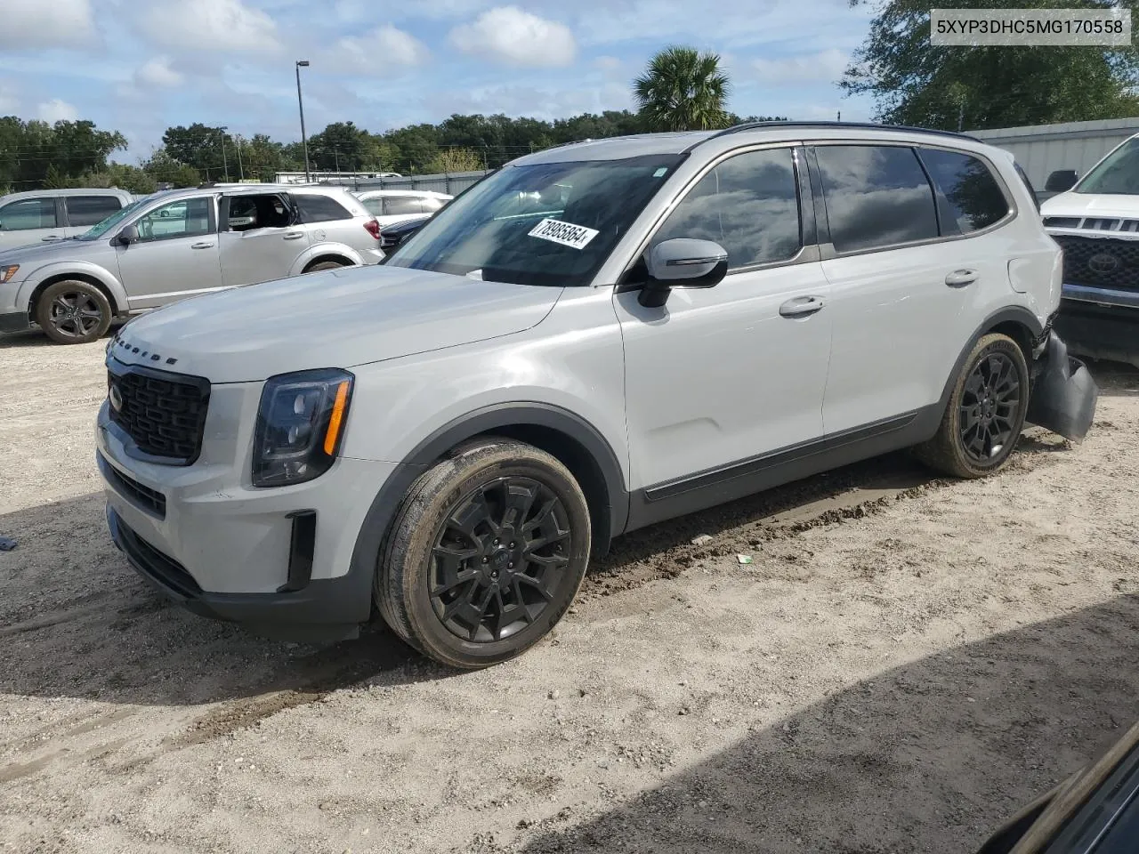 2021 Kia Telluride Ex VIN: 5XYP3DHC5MG170558 Lot: 78985864