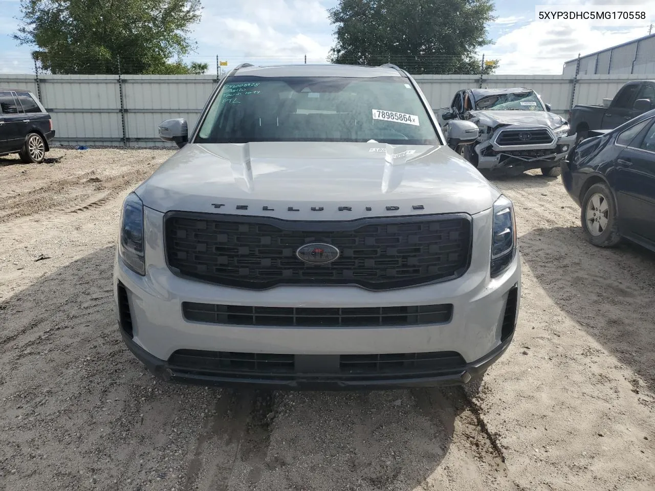 2021 Kia Telluride Ex VIN: 5XYP3DHC5MG170558 Lot: 78985864