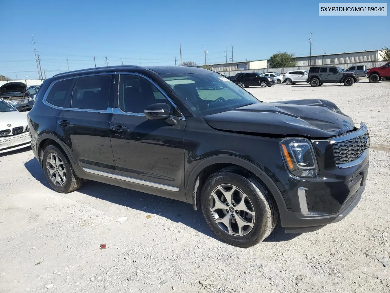 2021 Kia Telluride Ex VIN: 5XYP3DHC6MG189040 Lot: 80801904