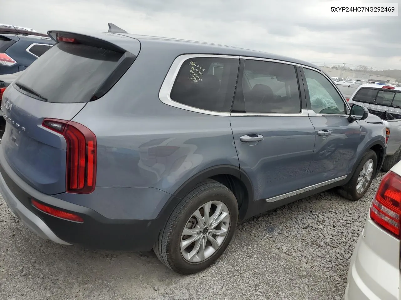 2022 Kia Telluride Lx VIN: 5XYP24HC7NG292469 Lot: 47285274