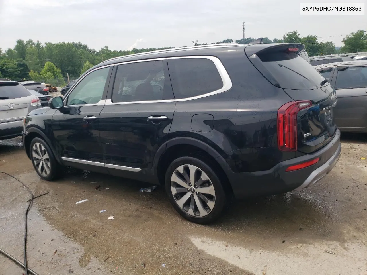 2022 Kia Telluride S VIN: 5XYP6DHC7NG318363 Lot: 58327394