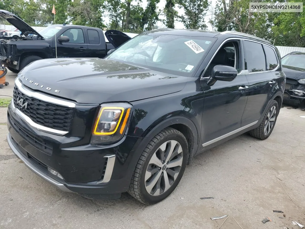 2022 Kia Telluride Sx VIN: 5XYP5DHC8NG214368 Lot: 59745994