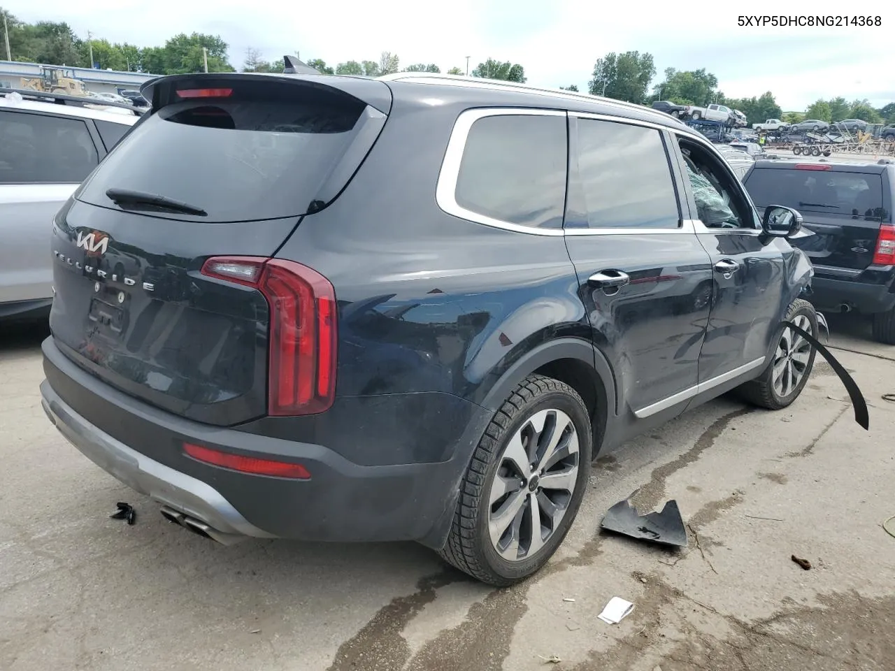 2022 Kia Telluride Sx VIN: 5XYP5DHC8NG214368 Lot: 59745994