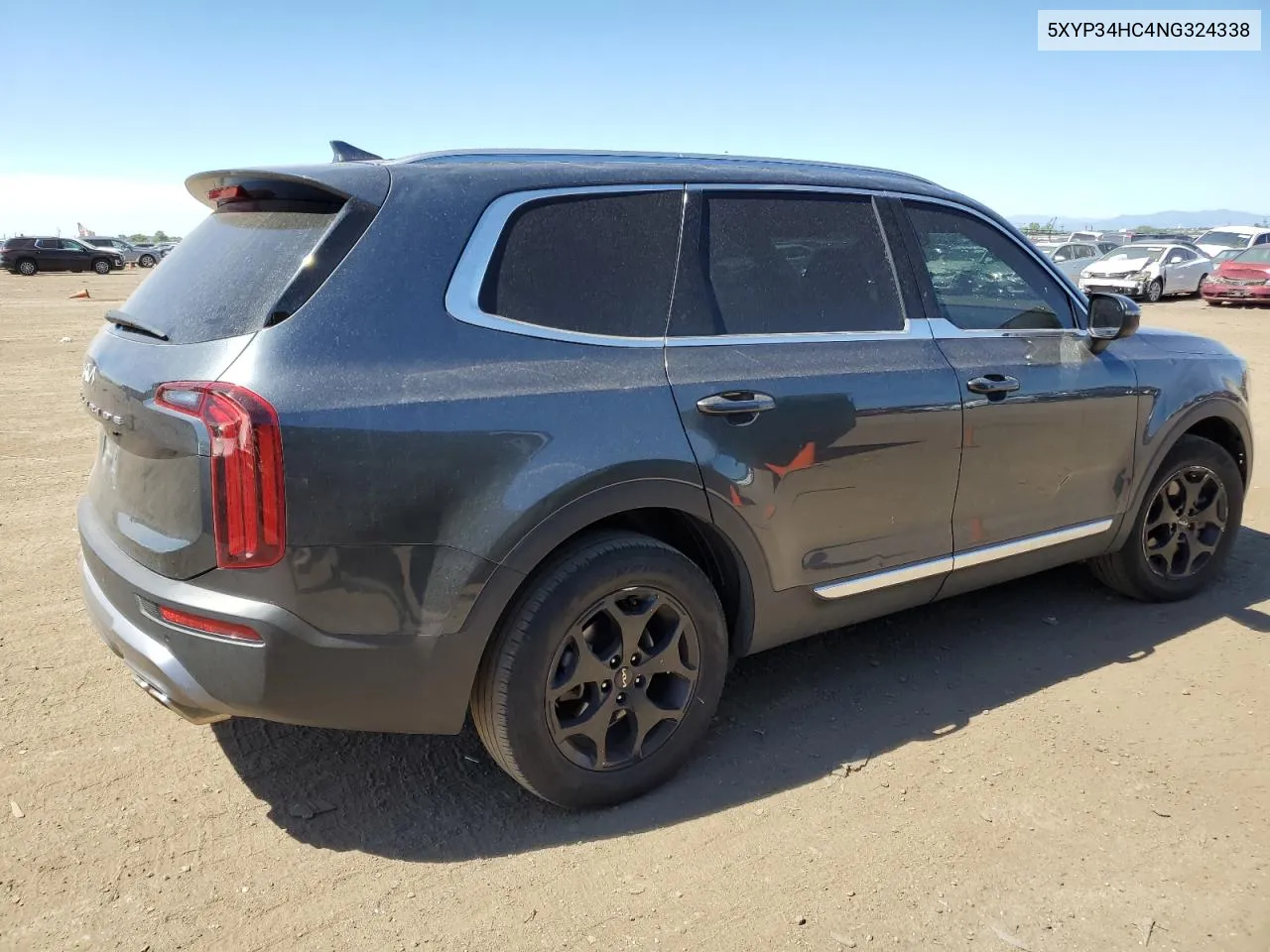 2022 Kia Telluride Ex VIN: 5XYP34HC4NG324338 Lot: 60345154