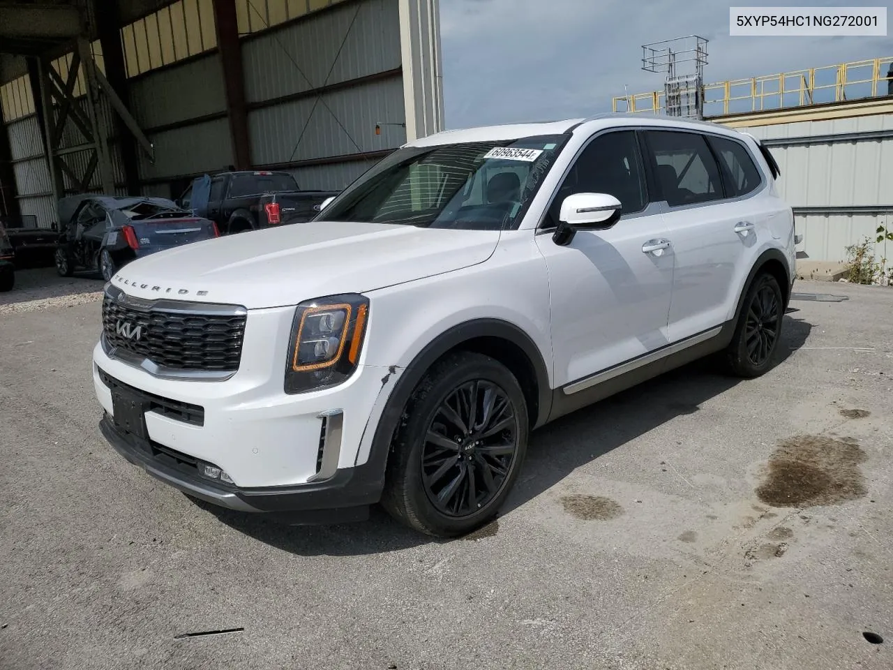 2022 Kia Telluride Sx VIN: 5XYP54HC1NG272001 Lot: 60963544