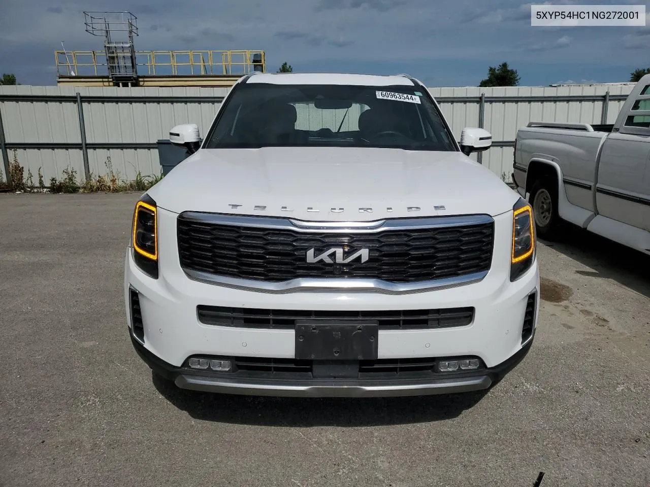 2022 Kia Telluride Sx VIN: 5XYP54HC1NG272001 Lot: 60963544