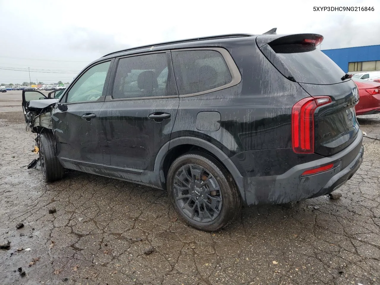 2022 Kia Telluride Ex VIN: 5XYP3DHC9NG216846 Lot: 61313684