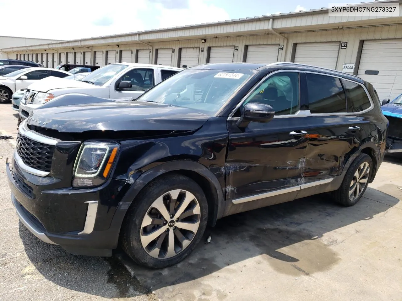 2022 Kia Telluride S VIN: 5XYP6DHC7NG273327 Lot: 62191244