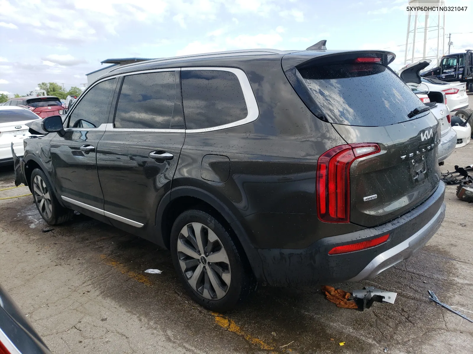 2022 Kia Telluride S VIN: 5XYP6DHC1NG321047 Lot: 64962714