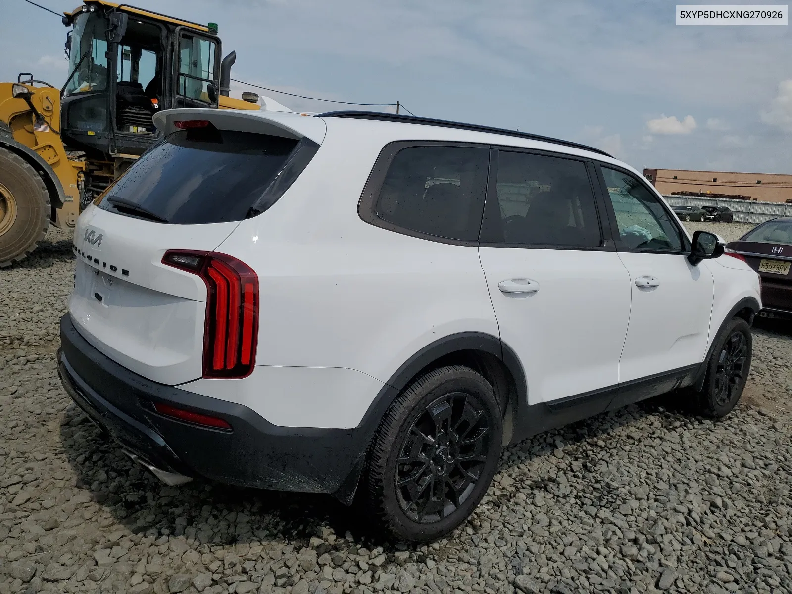 2022 Kia Telluride Sx VIN: 5XYP5DHCXNG270926 Lot: 64996254