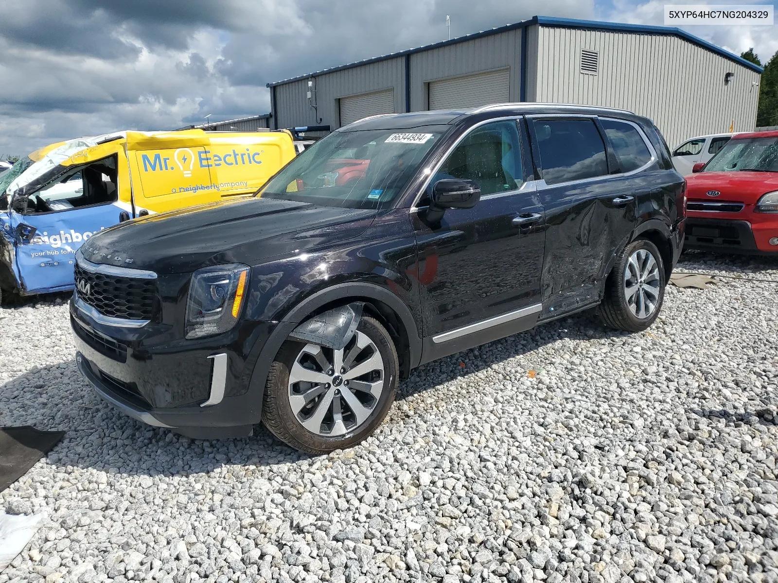 2022 Kia Telluride S VIN: 5XYP64HC7NG204329 Lot: 66344934