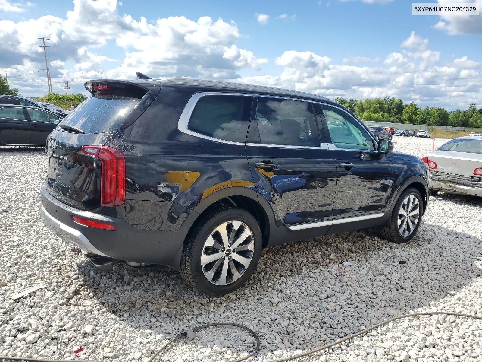 2022 Kia Telluride S VIN: 5XYP64HC7NG204329 Lot: 66344934