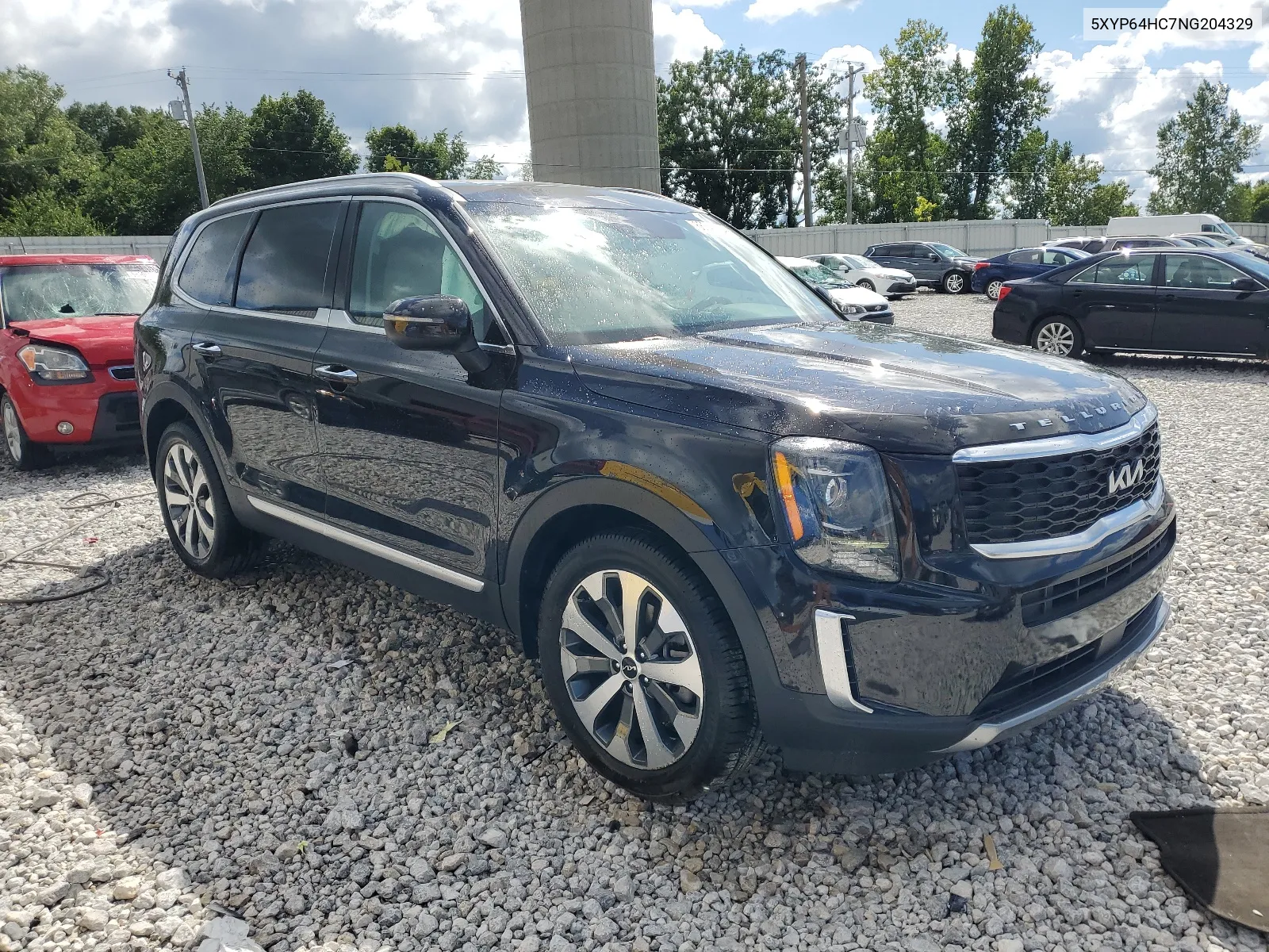 2022 Kia Telluride S VIN: 5XYP64HC7NG204329 Lot: 66344934