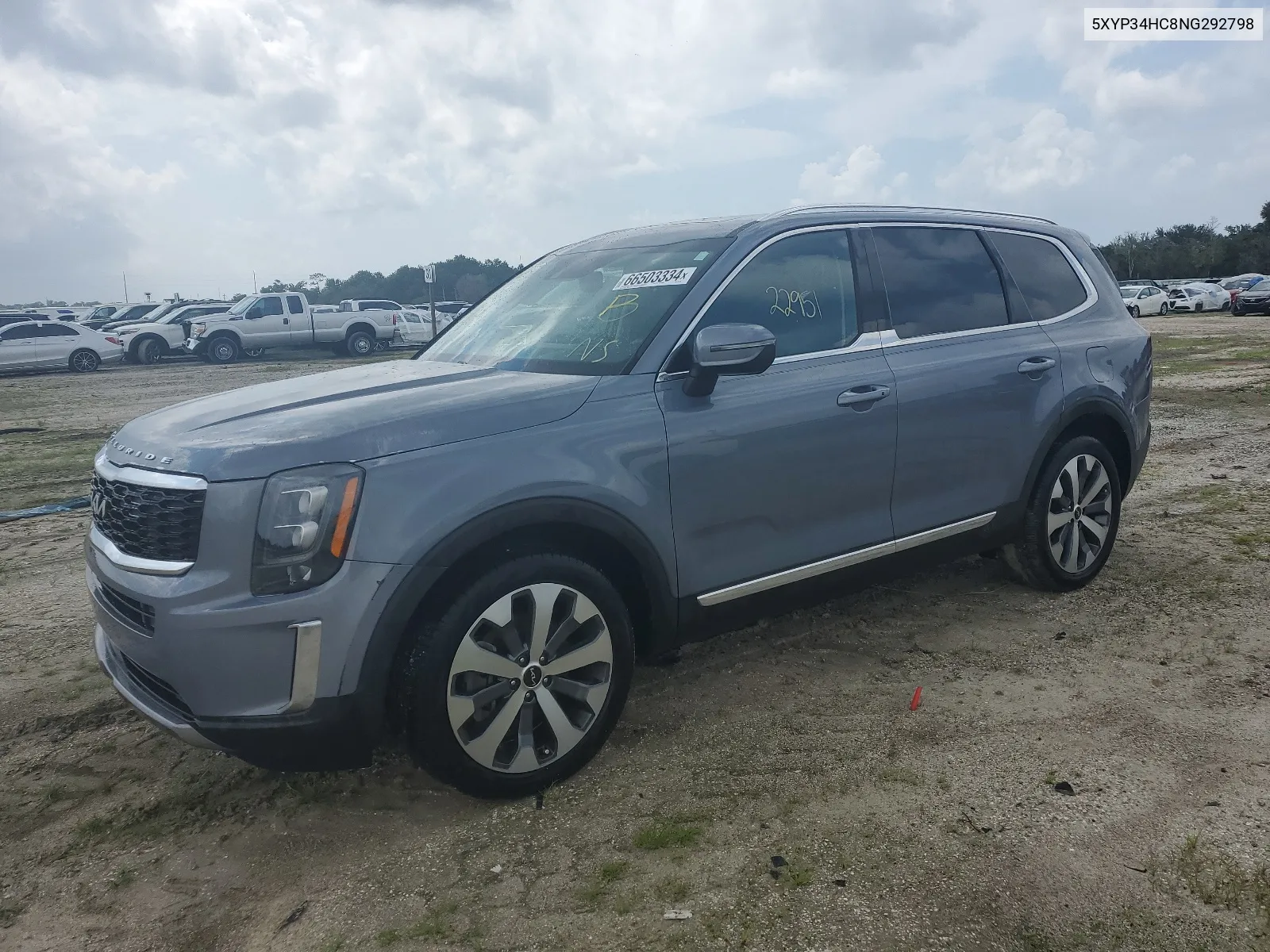 2022 Kia Telluride Ex VIN: 5XYP34HC8NG292798 Lot: 66503334