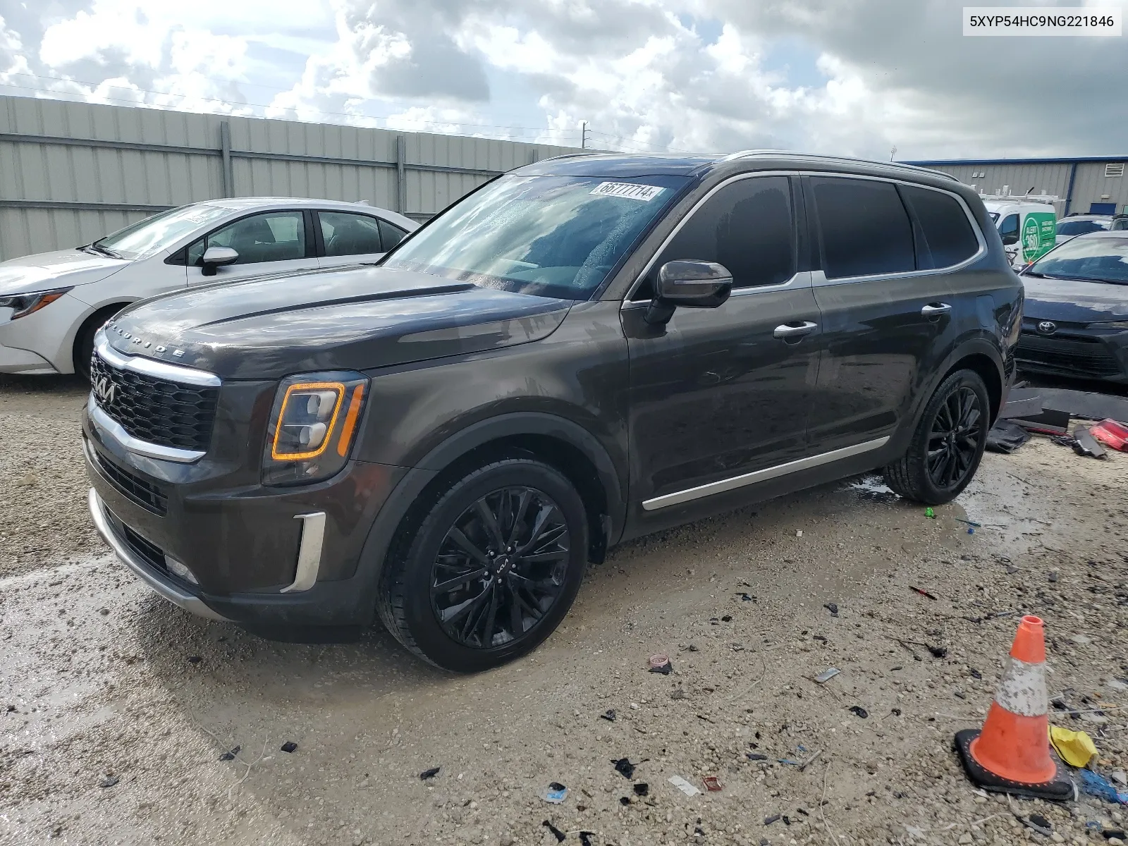 2022 Kia Telluride Sx VIN: 5XYP54HC9NG221846 Lot: 66777714