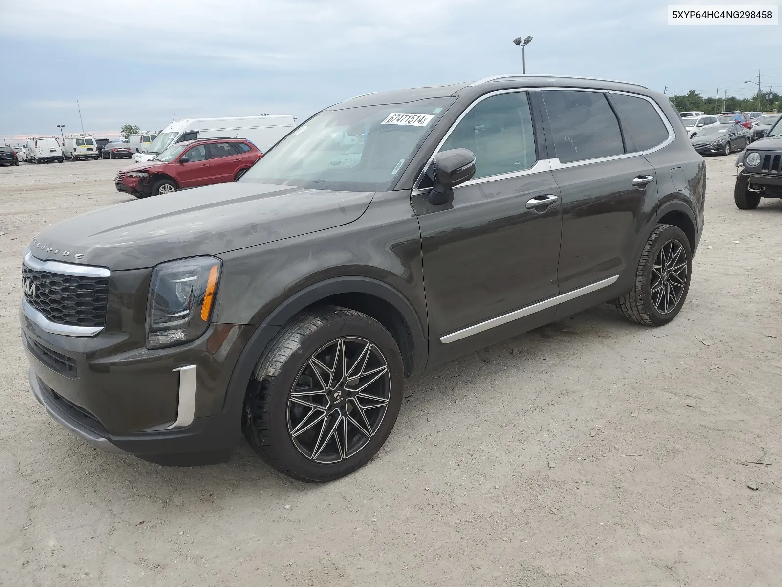 2022 Kia Telluride S VIN: 5XYP64HC4NG298458 Lot: 67471514