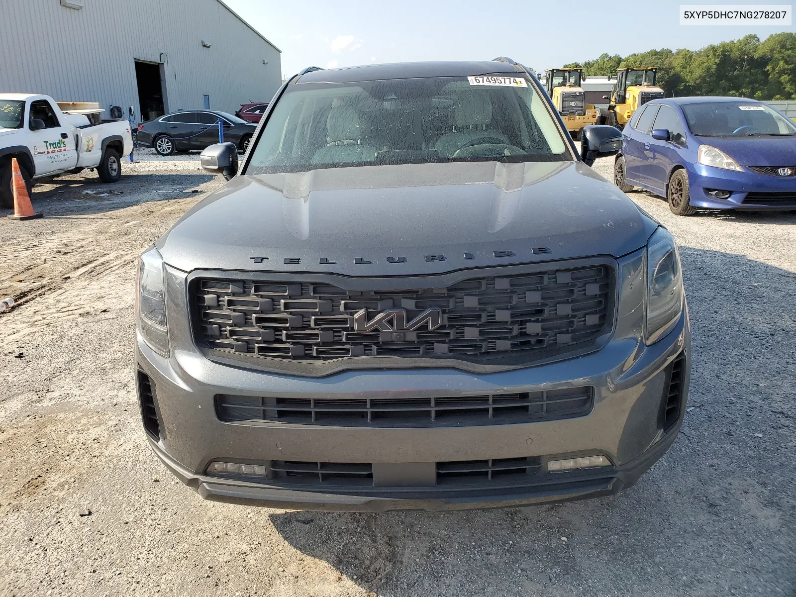 2022 Kia Telluride Sx VIN: 5XYP5DHC7NG278207 Lot: 67495774